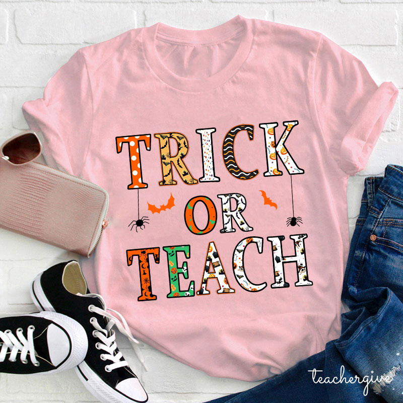 Trick Or Teach Spider Is Coming T-Shirt