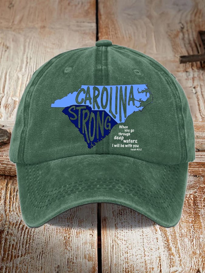 Men's and Women's Hurricane Helen Disaster Relief Washed and Distressed Hats
