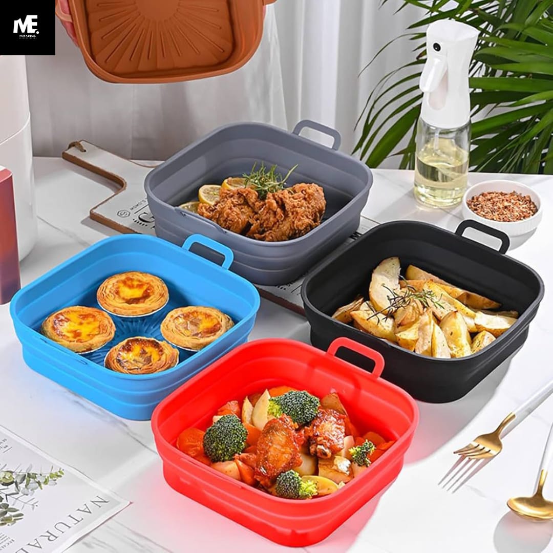 SILICONE AIR FRYER LINER COLLAPSIBLE