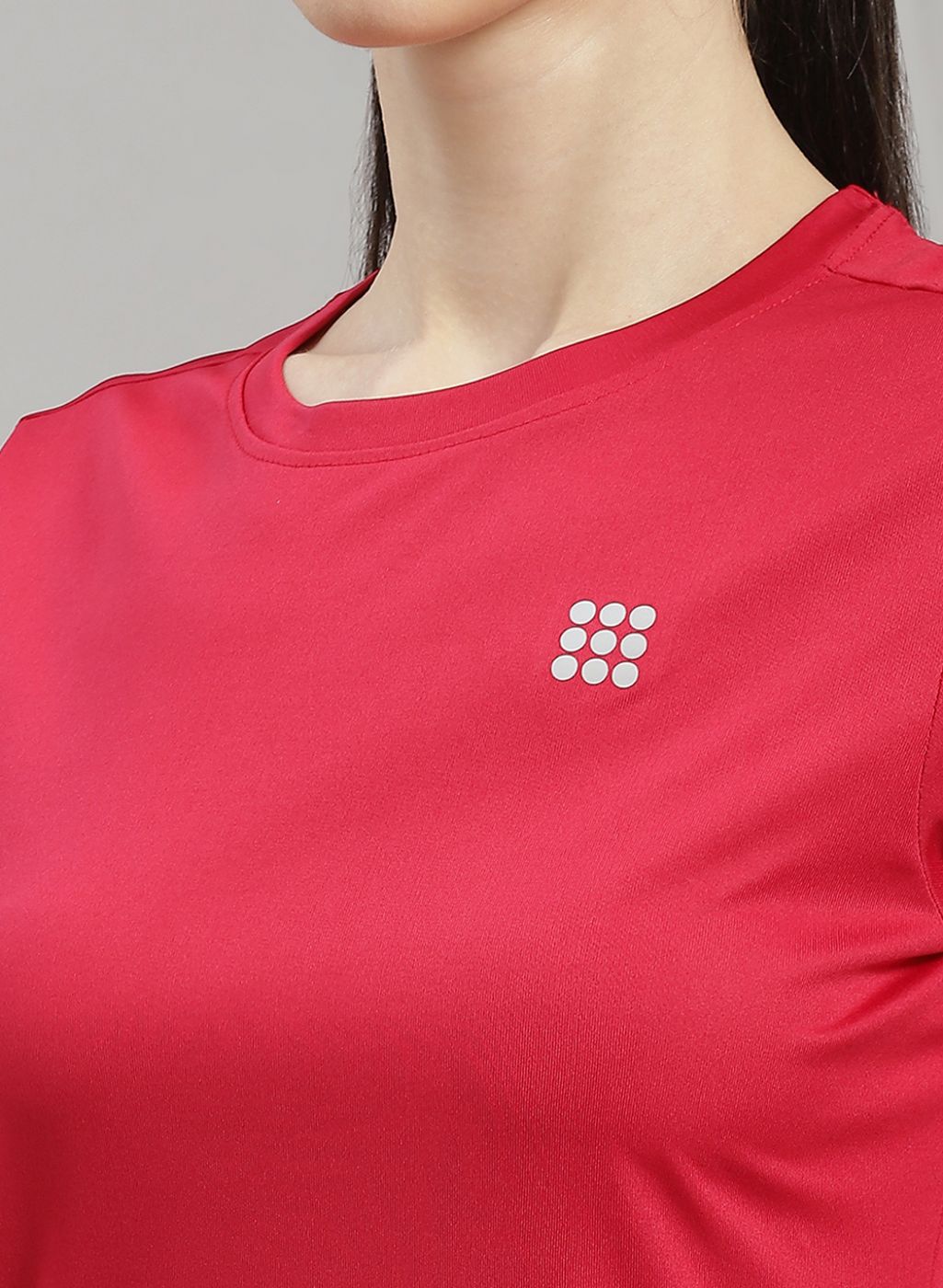 Women Red Solid Top