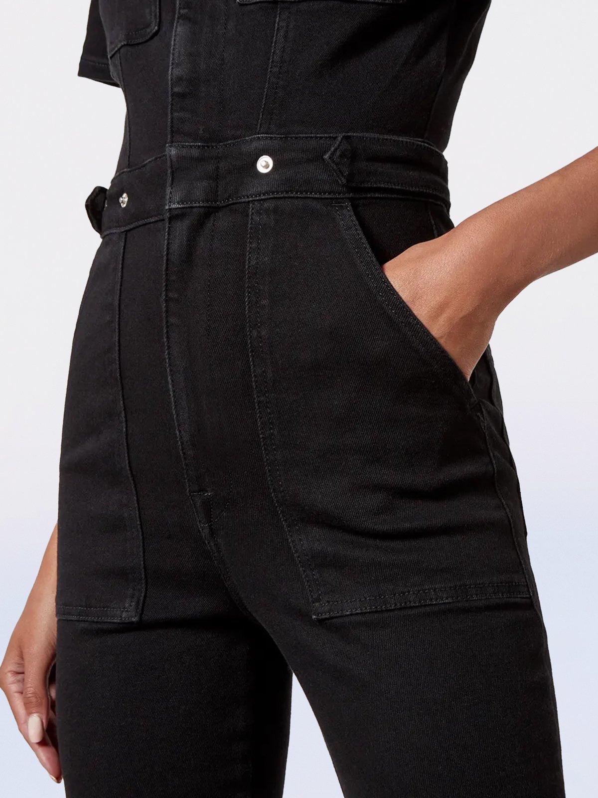 48% OFF Skinny Bootcut Denim Jumpsuit(Buy 2 Free Shipping)