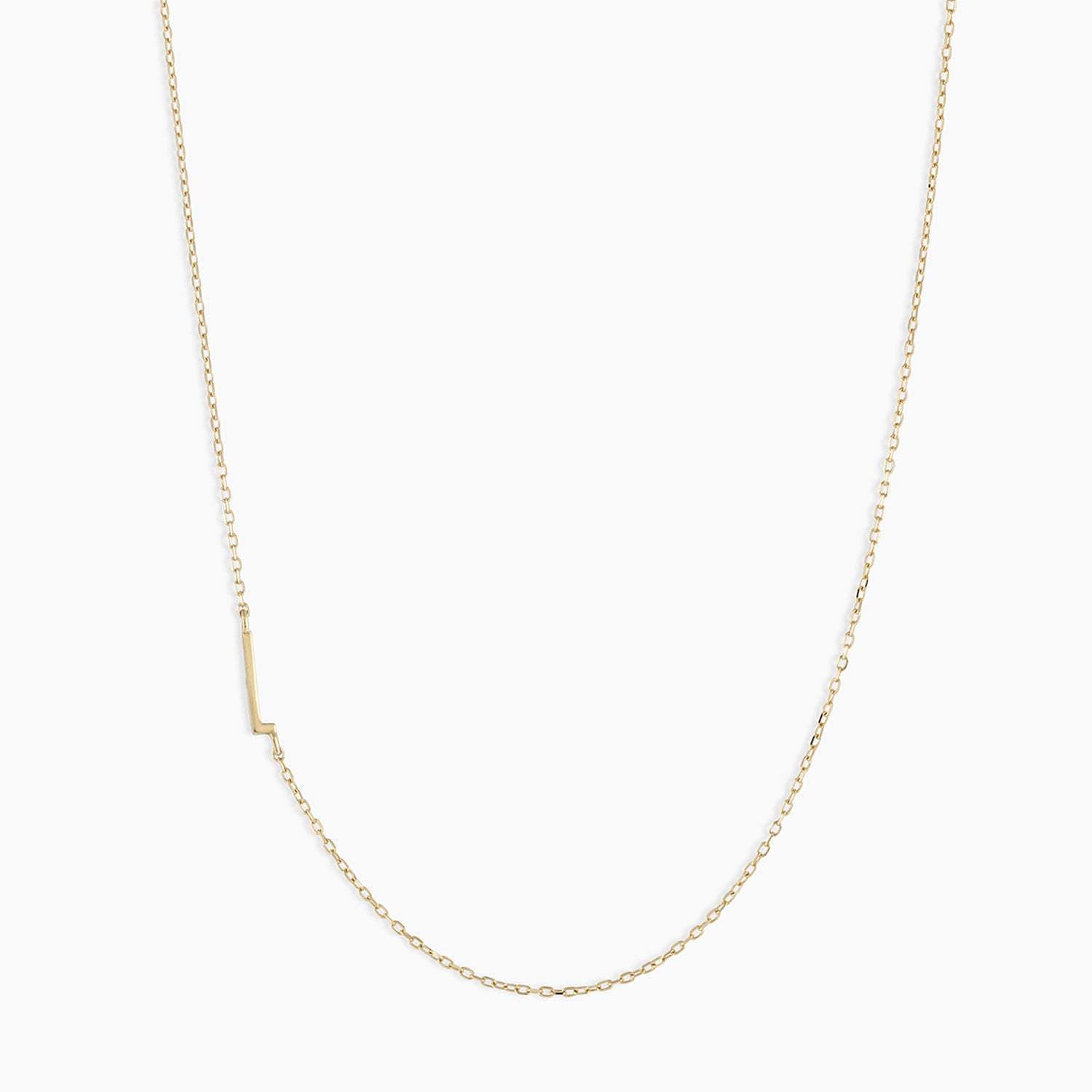 Minimalist Letter Geometric Titanium Steel Electroplating Necklaces