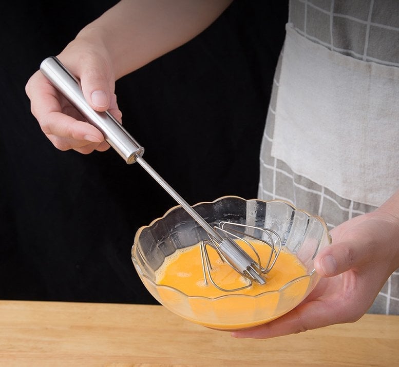 🔥BIG SALE - 47% OFF🔥Stainless Steel Semi-Automatic Whisk - BUY 2 GET 2 FREE