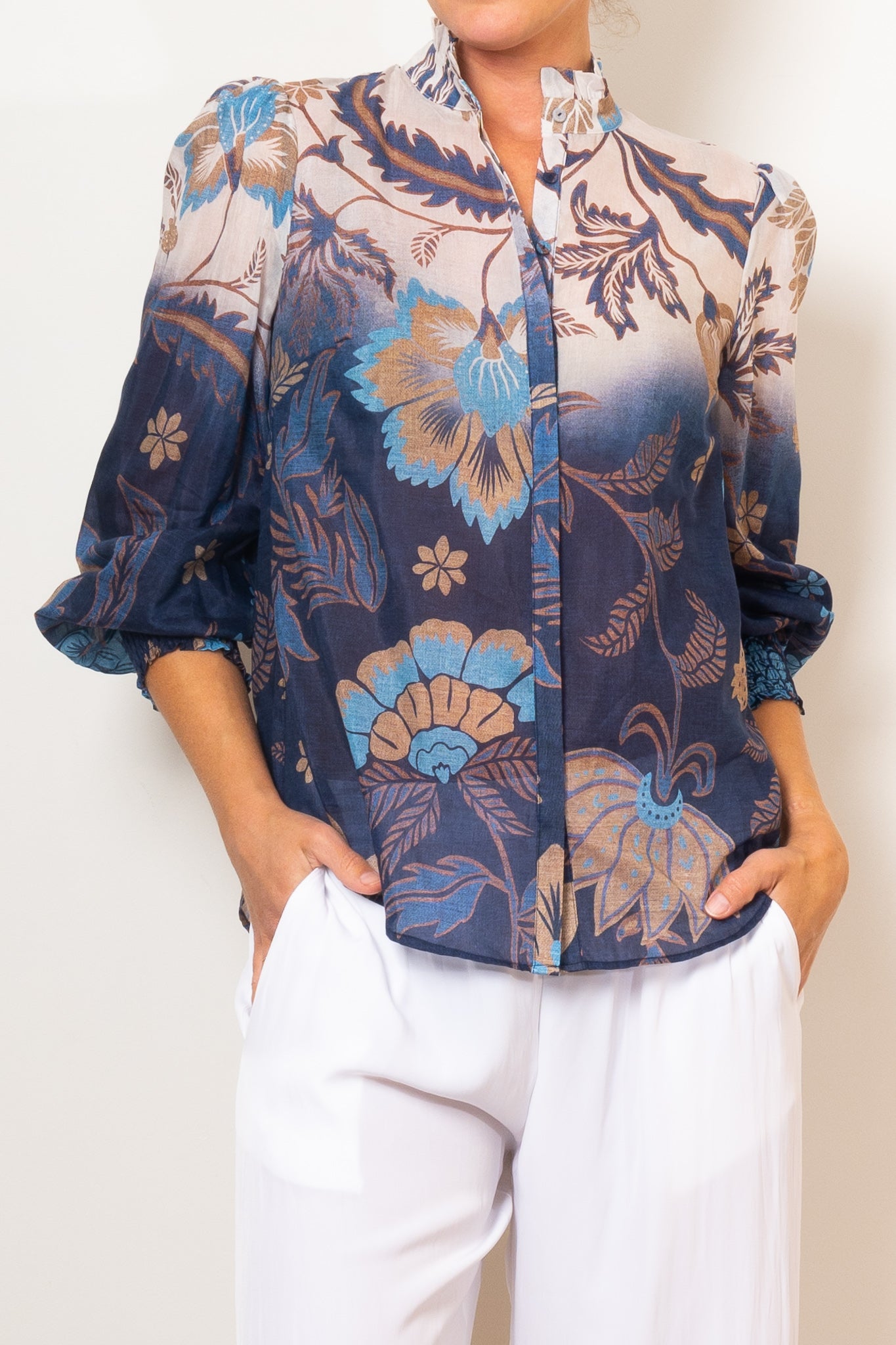 Once Was Dynasty Lotus Flower Shirt