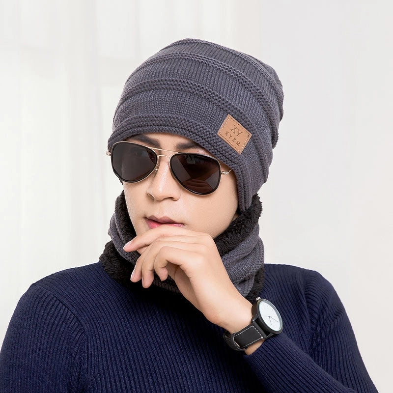 Kid's Men's Minimalist Letter Wool Cap