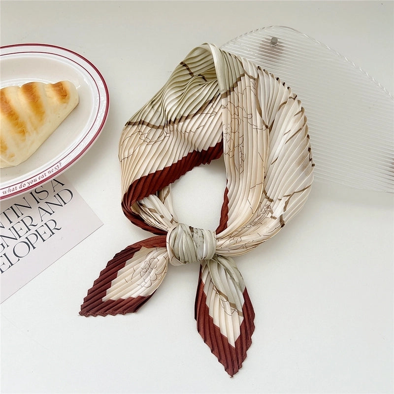 Women's Casual Minimalist Flower Polyester Printing Scarf