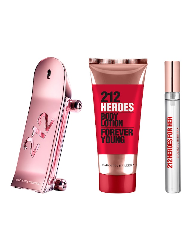 Set de fragancia Carolina Herrera 212 Heroes For Her para mujer