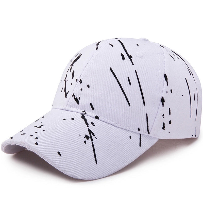 Unisex Hip-hop Retro Streetwear Graffiti Curved Eaves Baseball Cap