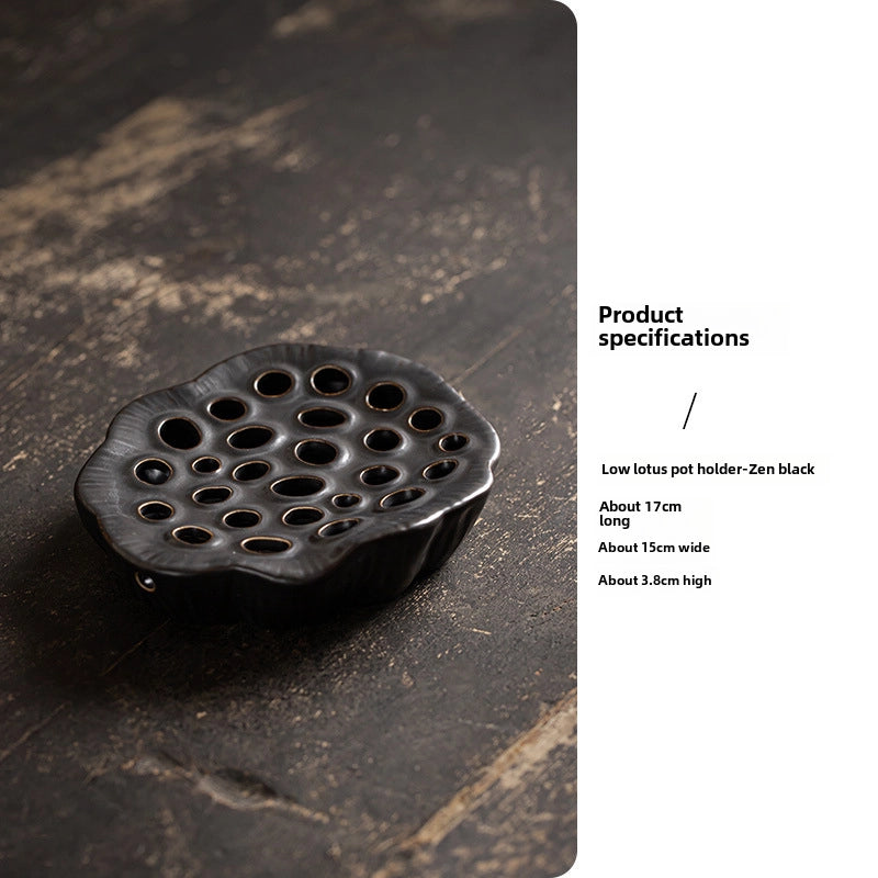 Ceramic Water Bottle Holder Small Dry Bubble Table Zen Living Room Chinese Flower Arrangement Bowl Dried Flower Flower Hydroponic Ware Ornaments