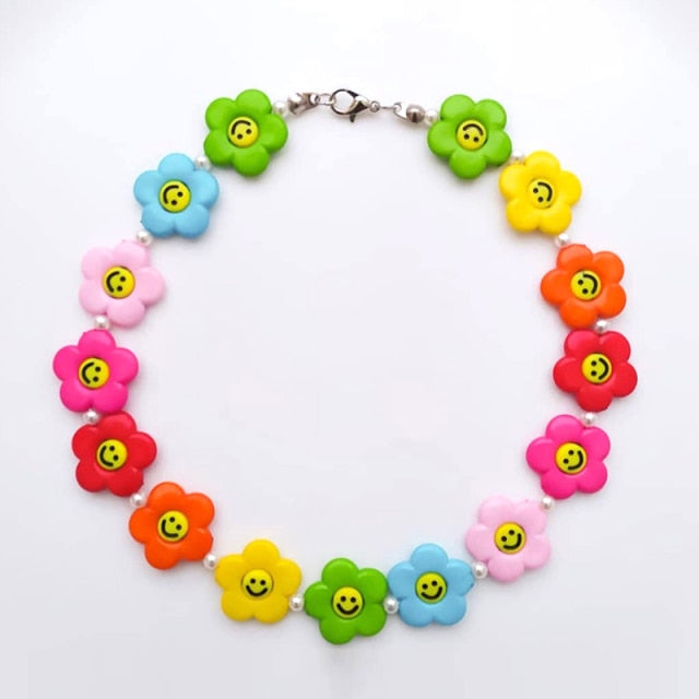 Happy Flower Necklace