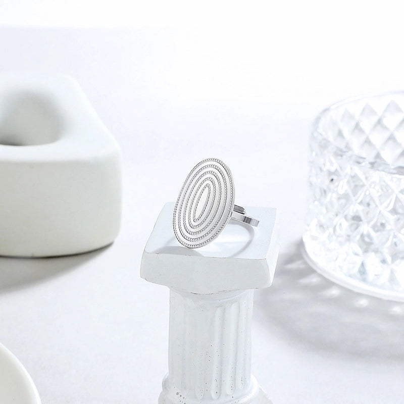 Fashion Geometric 304 Stainless Steel No Inlaid