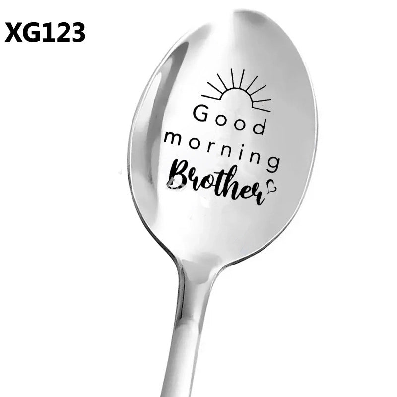 Fashion Letter Stainless Steel Tableware 1 Piece