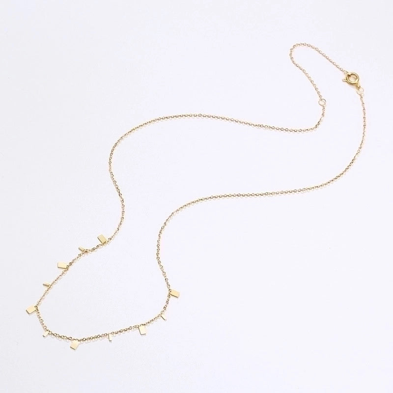Minimalist Heart Shape 201 Stainless Steel Plating Stainless Steel Necklaces