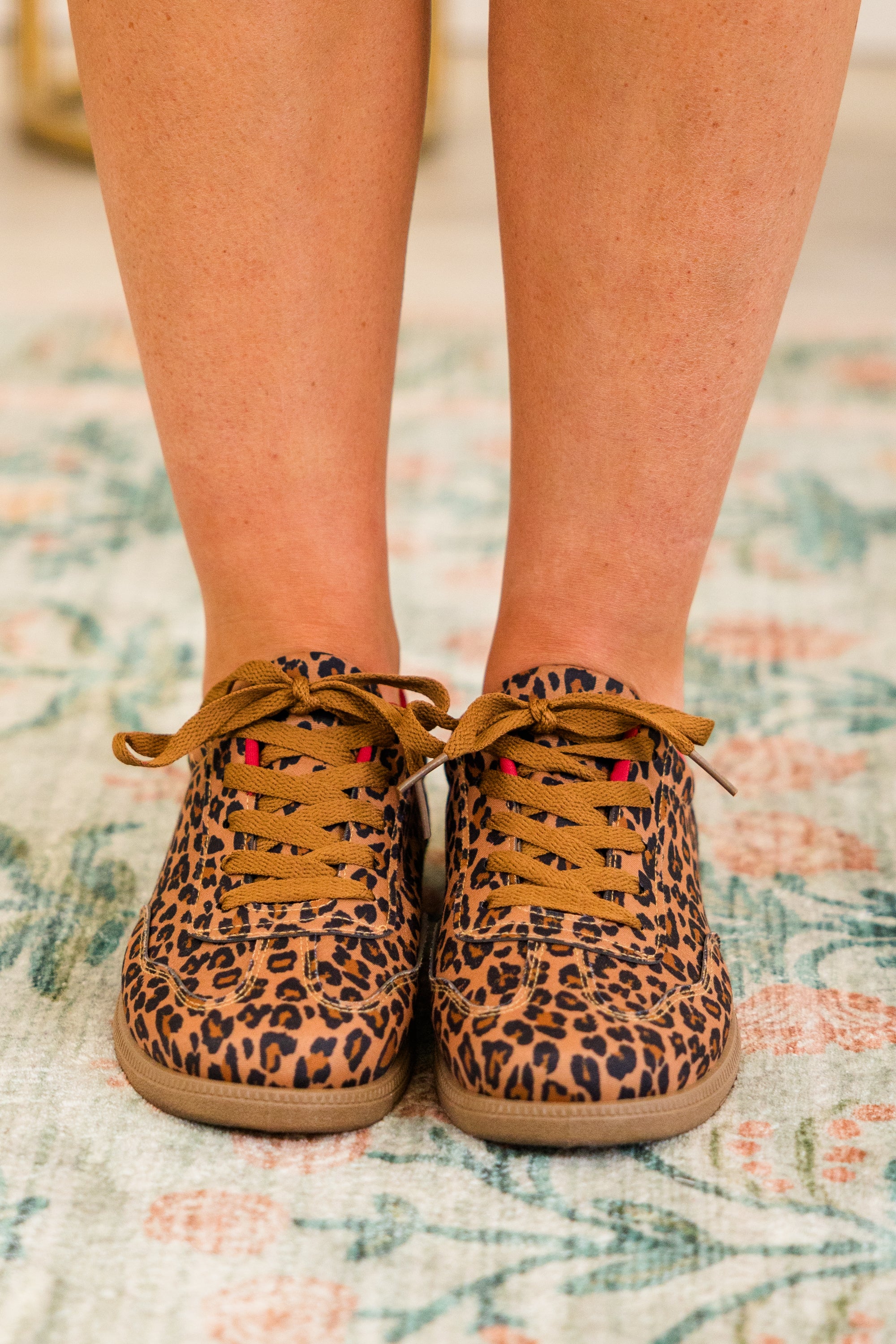 Effortless Edge Sneakers. Leopard