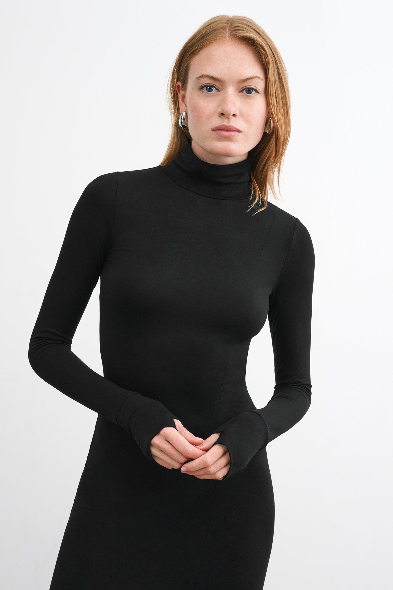 Tavi Mock Neck Dress