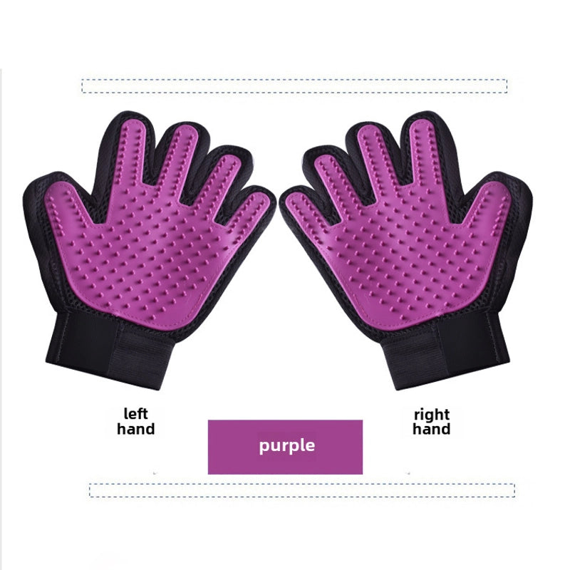 Xinle 180 Needle Pet Gloves Bathing Massage Cleaning Cats And Dogs Supplies Hair Removal Brush Cats And Gloves