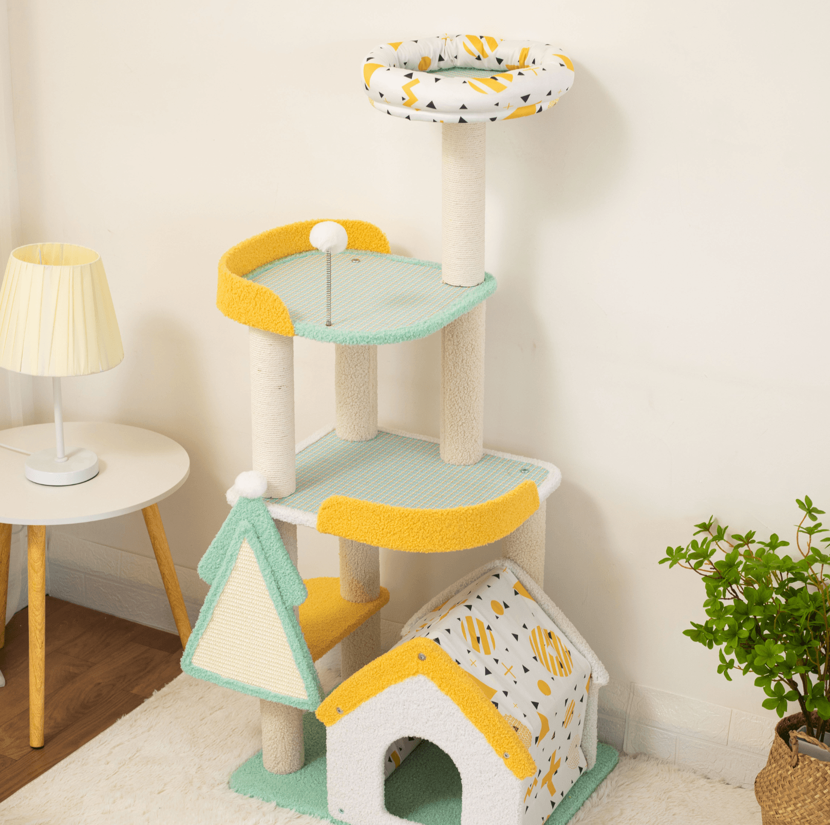 Fairy Tale Paradise Cat Tree With Non-Stick Covering