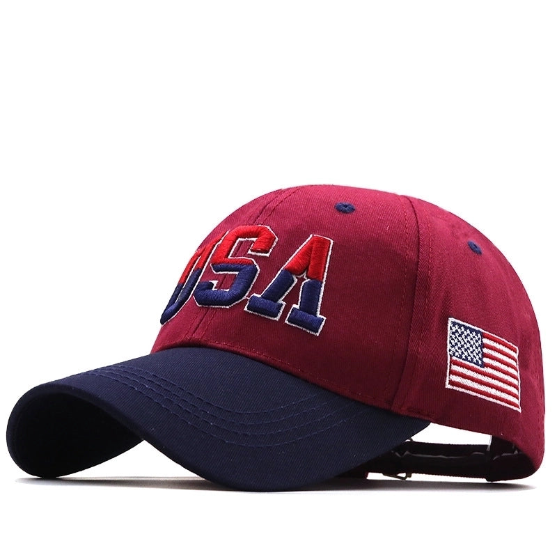 Fashion Letter Usa Embroidery Baseball Caps