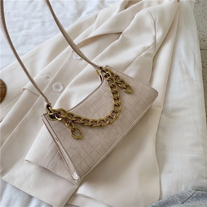 New Trendy Fashion One-shoulder Chain Ladies Portable Underarm Bag