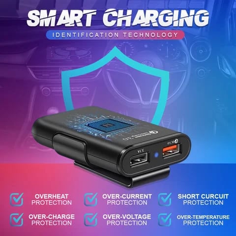 Four Ports Car Fast Charger