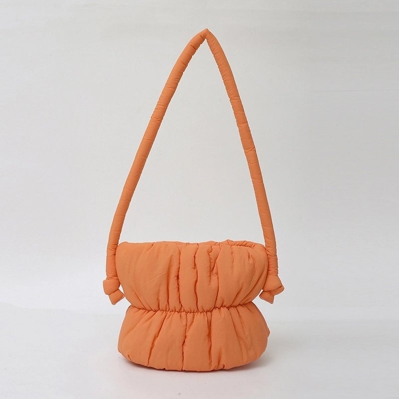 Women's Small Nylon Solid Color Streetwear Square Lock Clasp Shoulder Bag Crossbody Bag