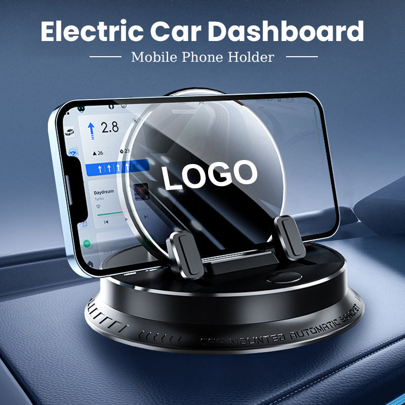 Multifunctionele elektrische auto dashboard mobiele telefoon houder met logo