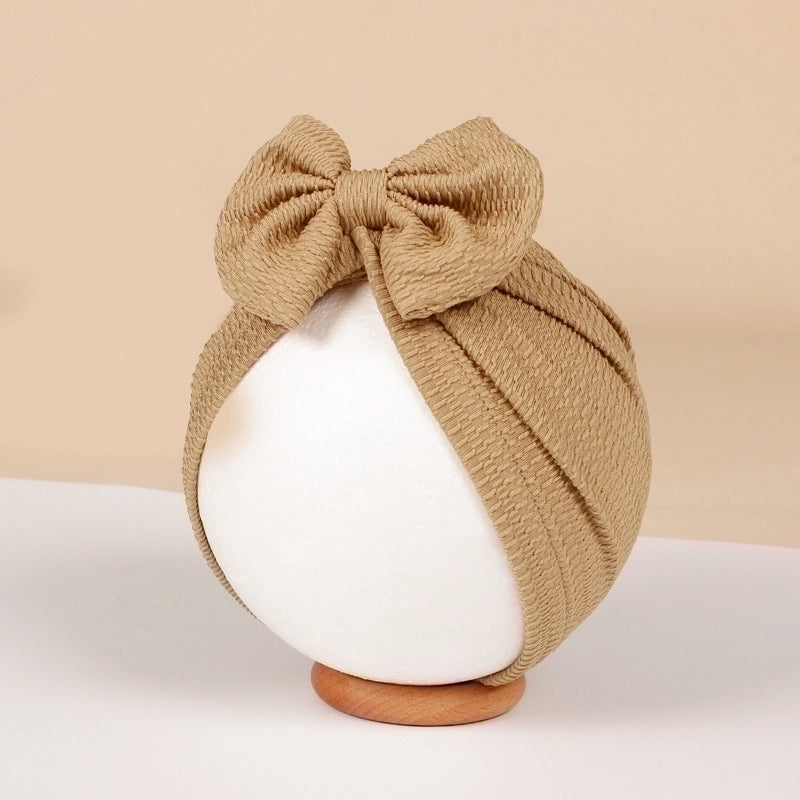 Baby Girl's Baby Boy's Minimalist Solid Color Bow Knot Baby Hat