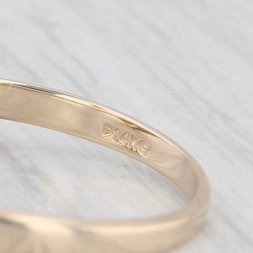 0.20ctw Cultured Pearl and Diamond 14K Yellow Gold Ring