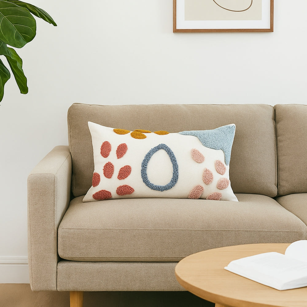 Snugi Colourful Dot Pattern Cushion Cover