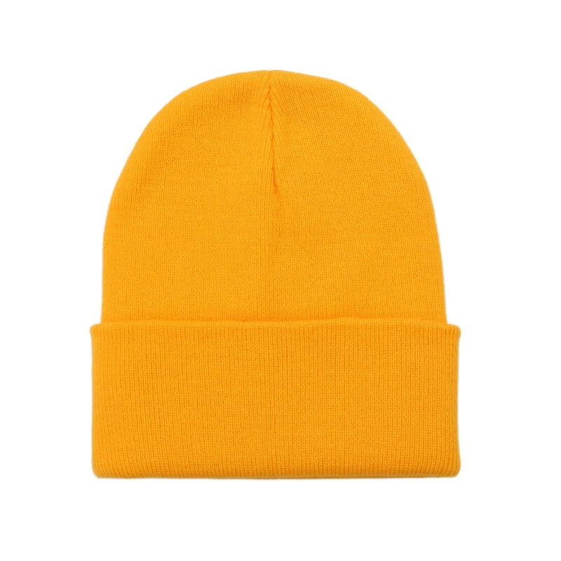 Hat Women's Autumn And Winter Korean Style Solid Color Wool Hat Trendy Japanese Style Warm Knitted Hat Outdoor Wool Hat