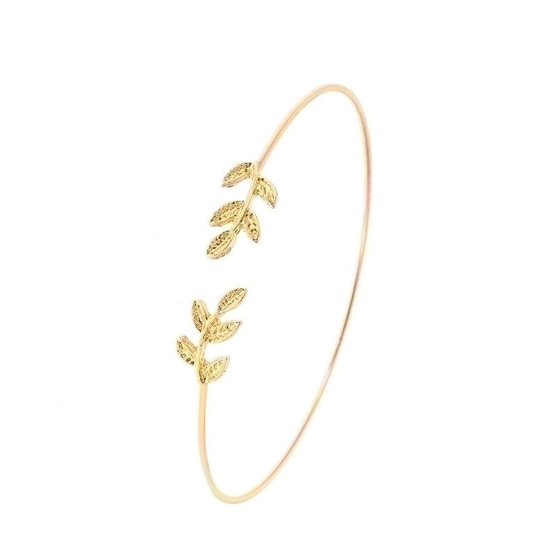 Alloy Gold Plated Silver Plated Fashion Plating Inlay Heart Shape Feather Bow Knot Bangle