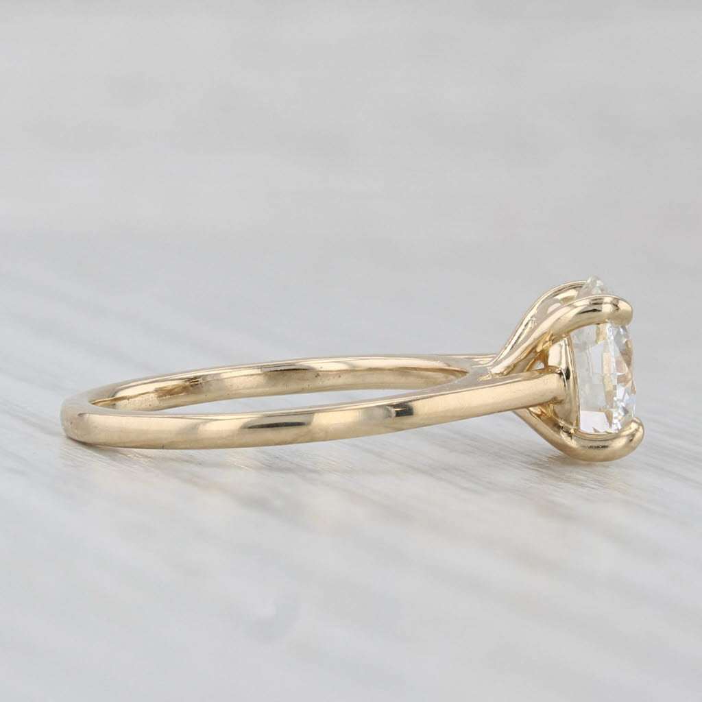 2ct Round Brilliant Solitaire Diamond Engagement Ring 14k Gold Size 6.25 GIA