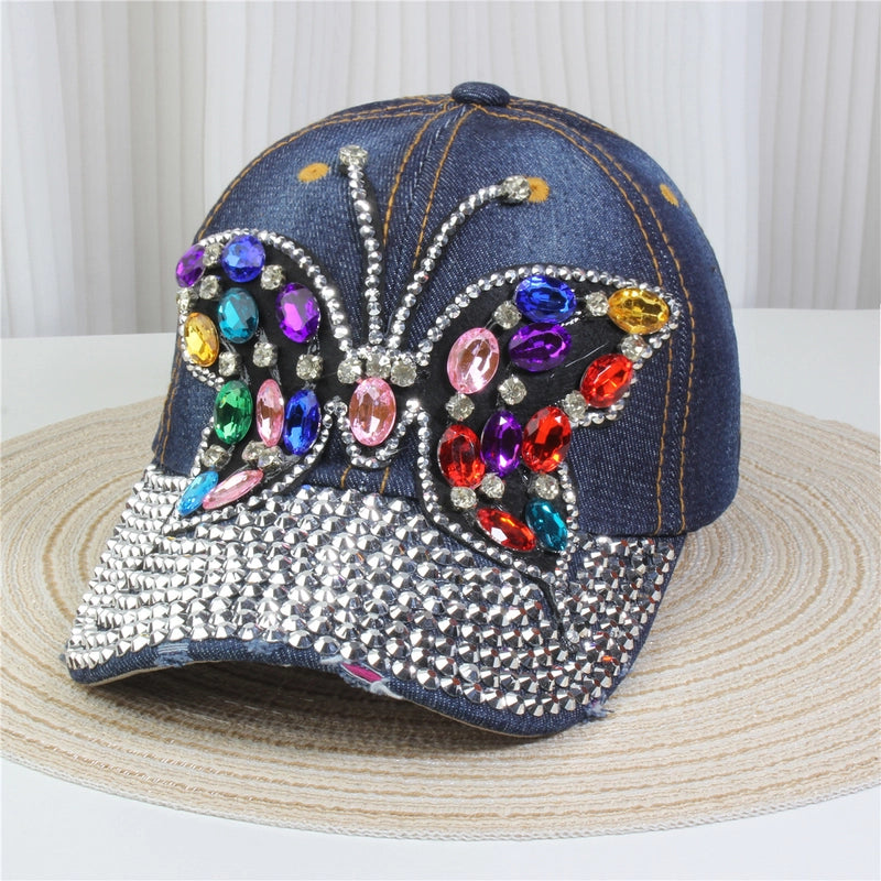 Unisex Streetwear Letter Usa Flower Curved Eaves Baseball Cap