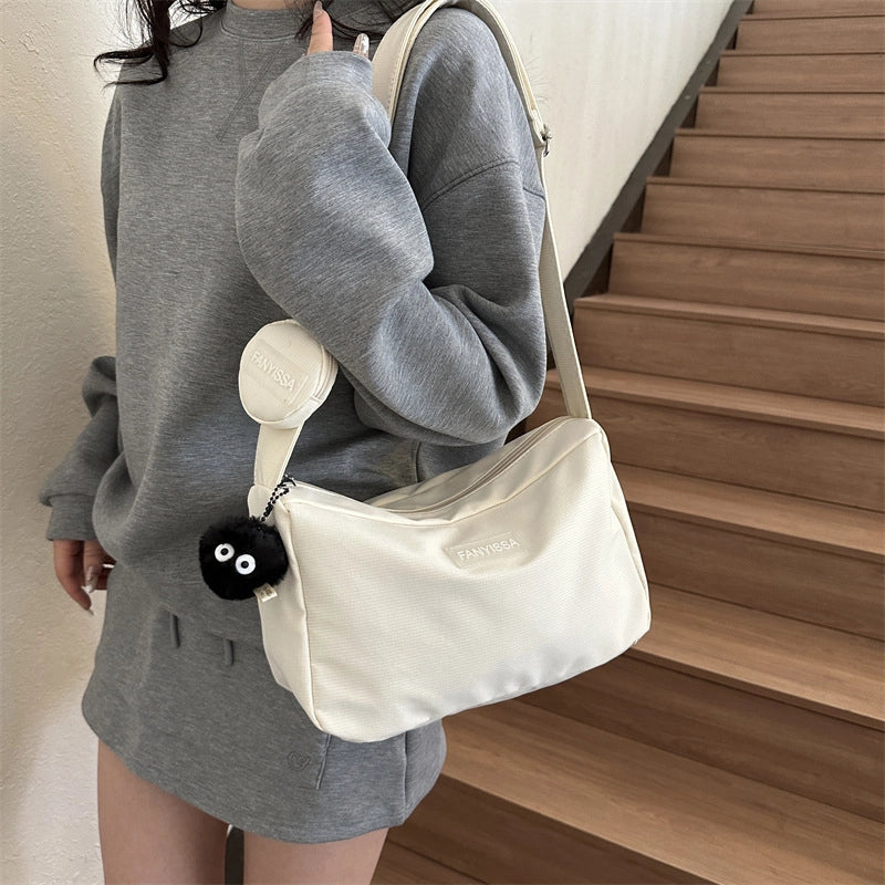 Women's Bag  New Autumn And Winter Trendy  Large Capacity Crossbody Bag Casual All-Matching Fashion Lightweight Oxford Bag