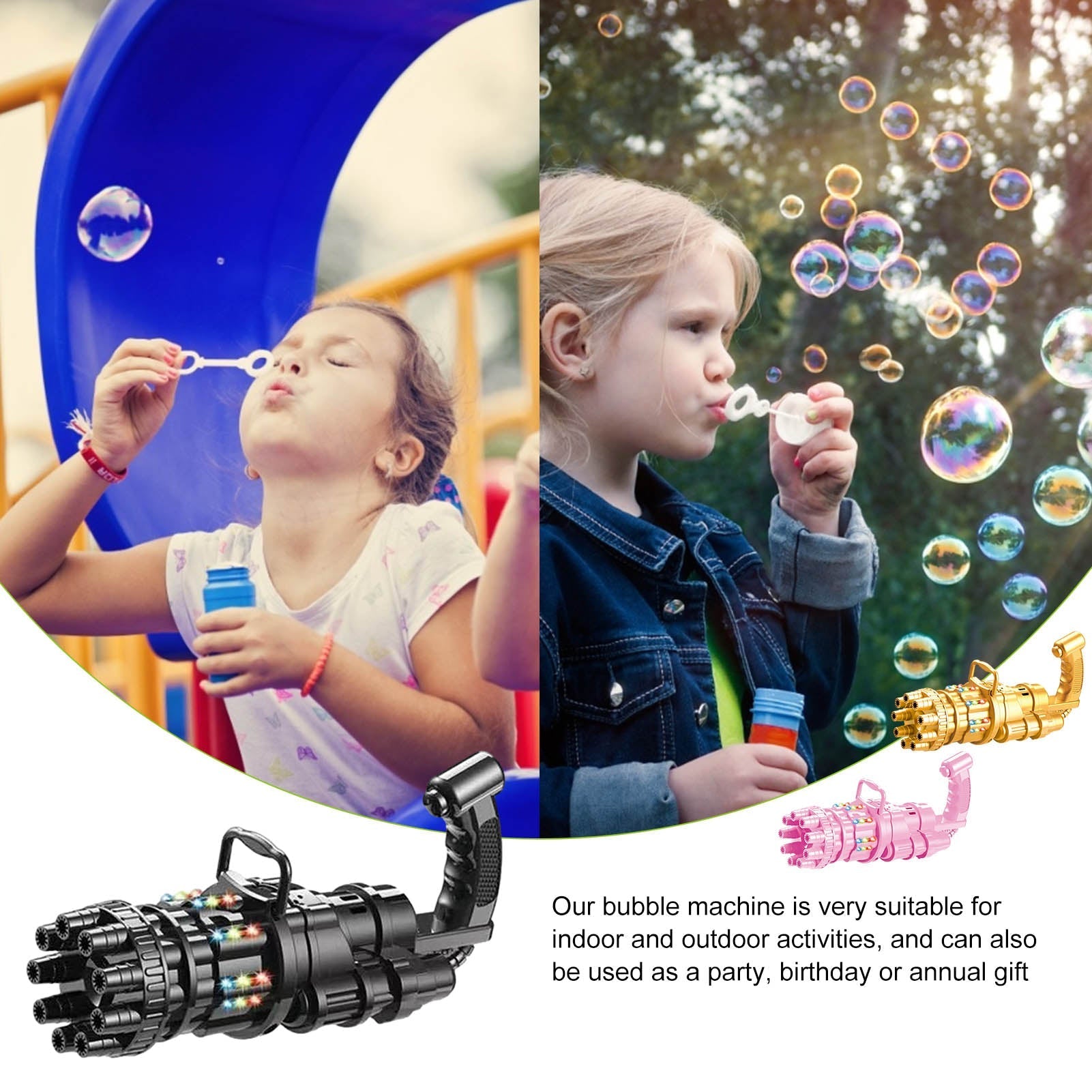 MACHINE BUBBLE GUN