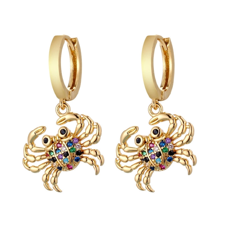 Copper Plating Geometric Zircon