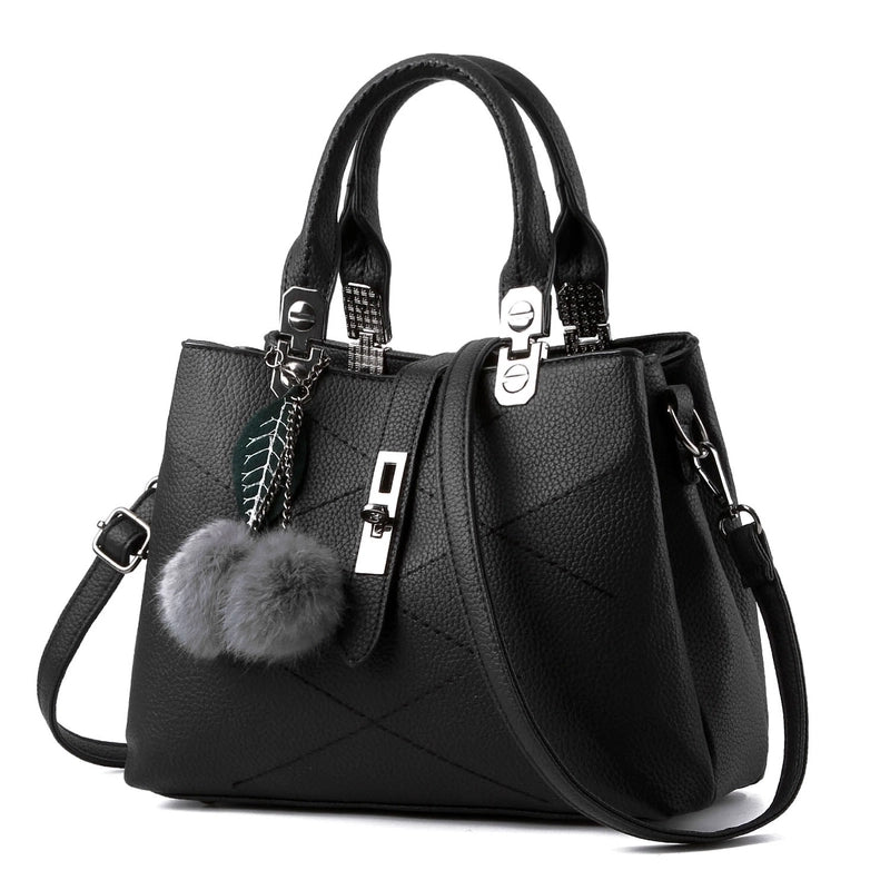 Women's Medium Pu Leather Solid Color Vacation Streetwear Square Zipper Shoulder Bag Handbag Crossbody Bag
