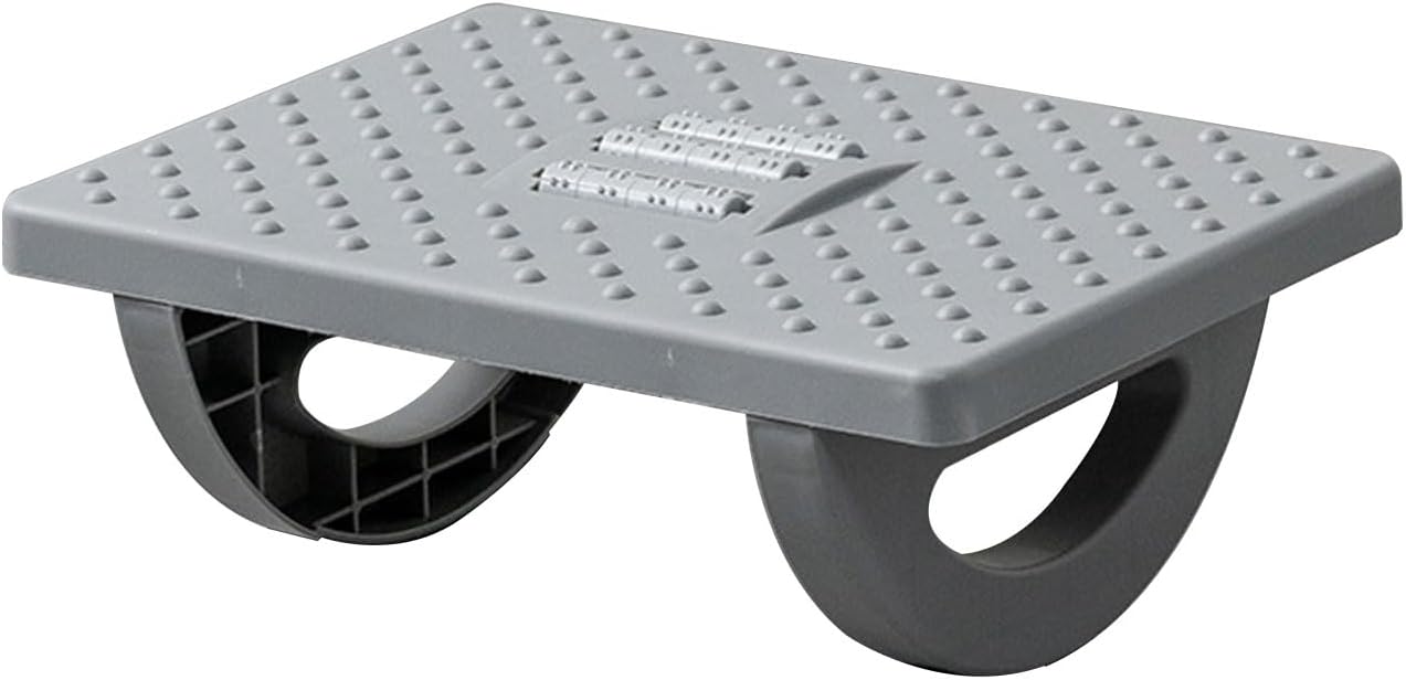 Under Desk Footrest. Swingable Ergonomic Foot Stool. Non-Slip Adult Footrest. Grey