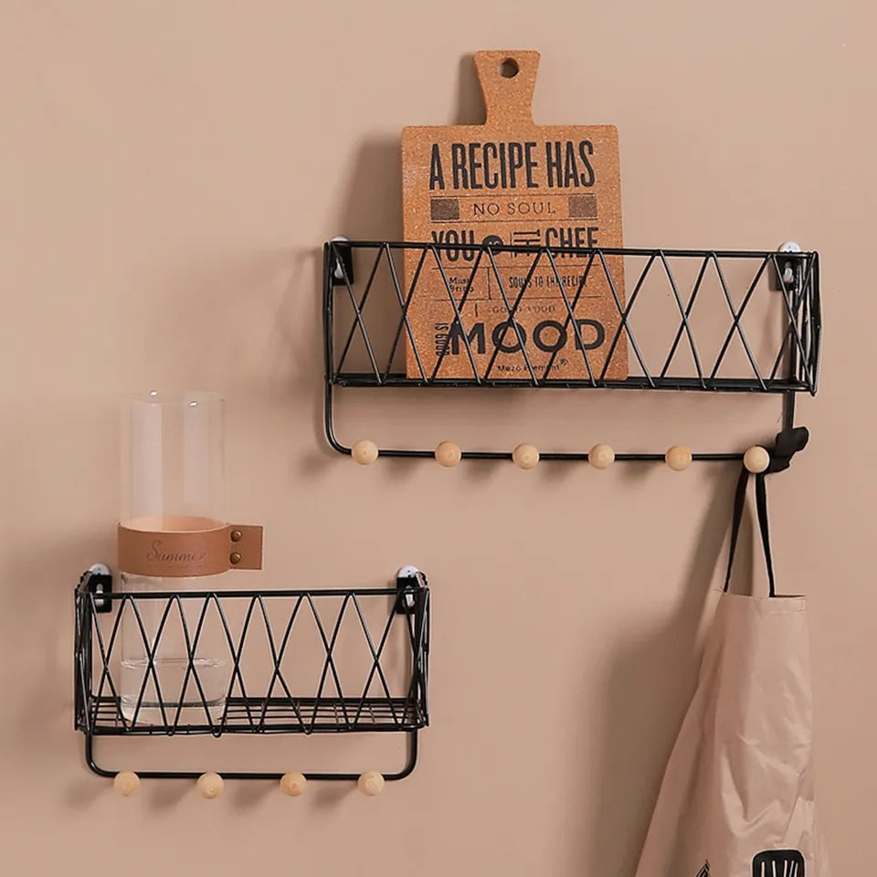 CRISS-CROSS WALL UTILITY SHELF