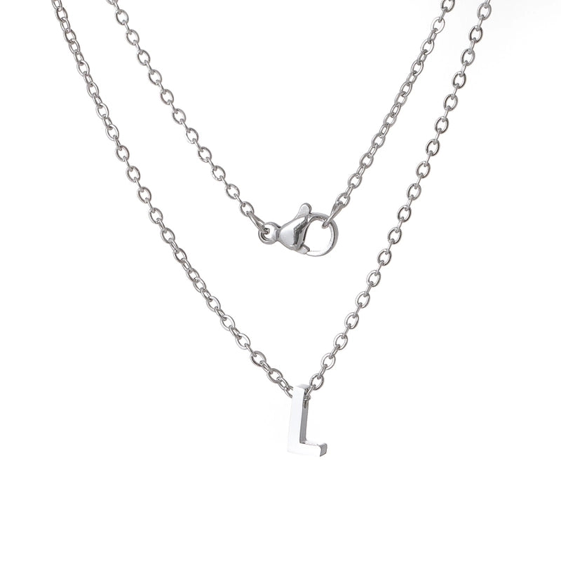Titanium Steel Minimalist Plating Letter None Necklace