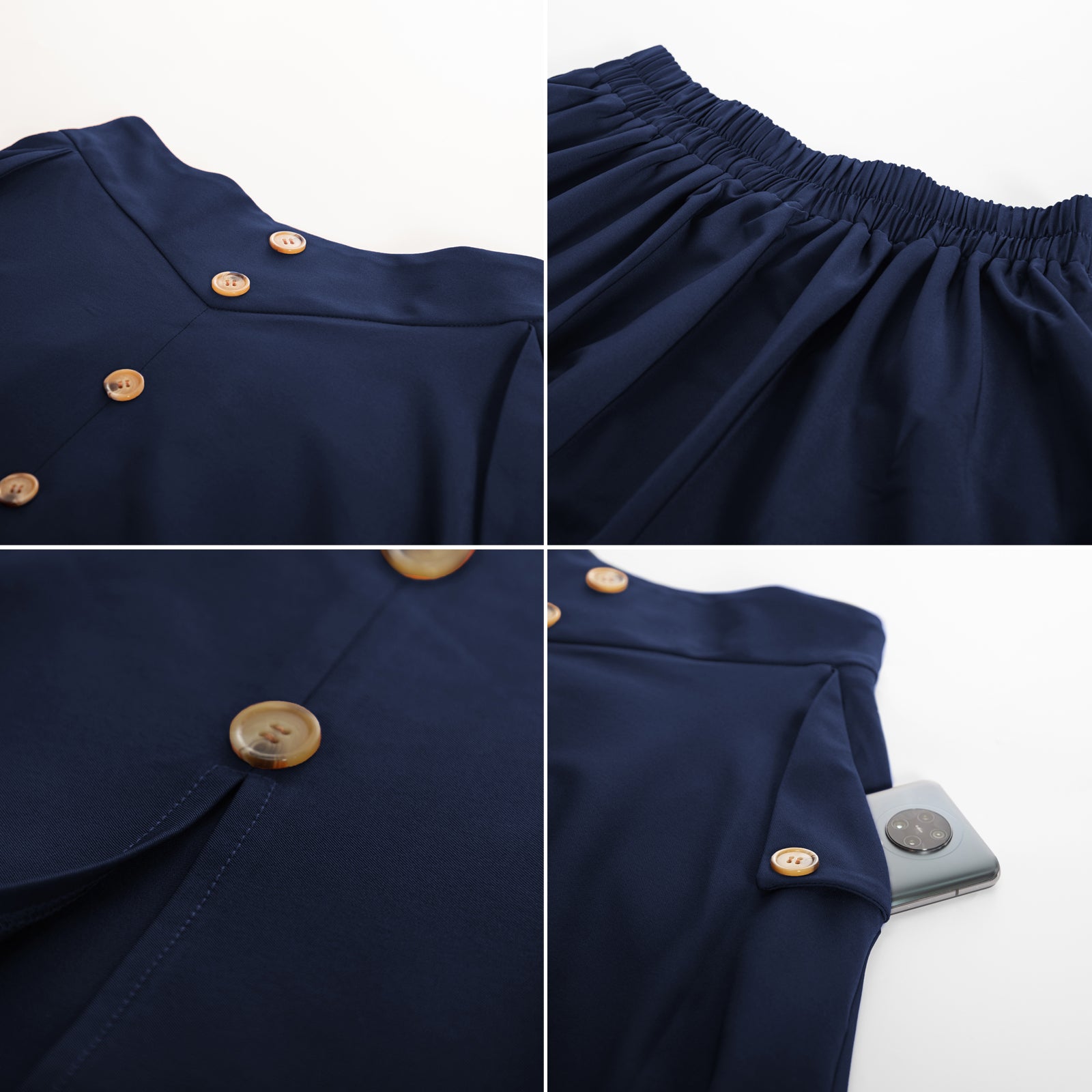 Vintage A-Line Skirt Midi Skirt Casual Skirt High Waisted Midi Party Skirt Basic A-Line Stretchy Flared Skirt Swing Skirt