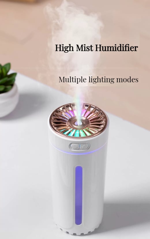 Multifunctional Car Humidifier with Led Light