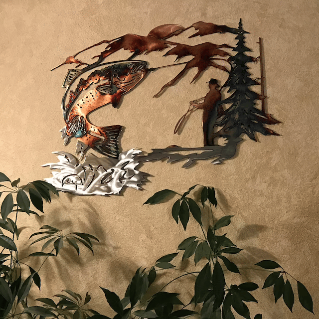 49% OFF -Rustic Style Wild Animals Metal Wall Decoration Art