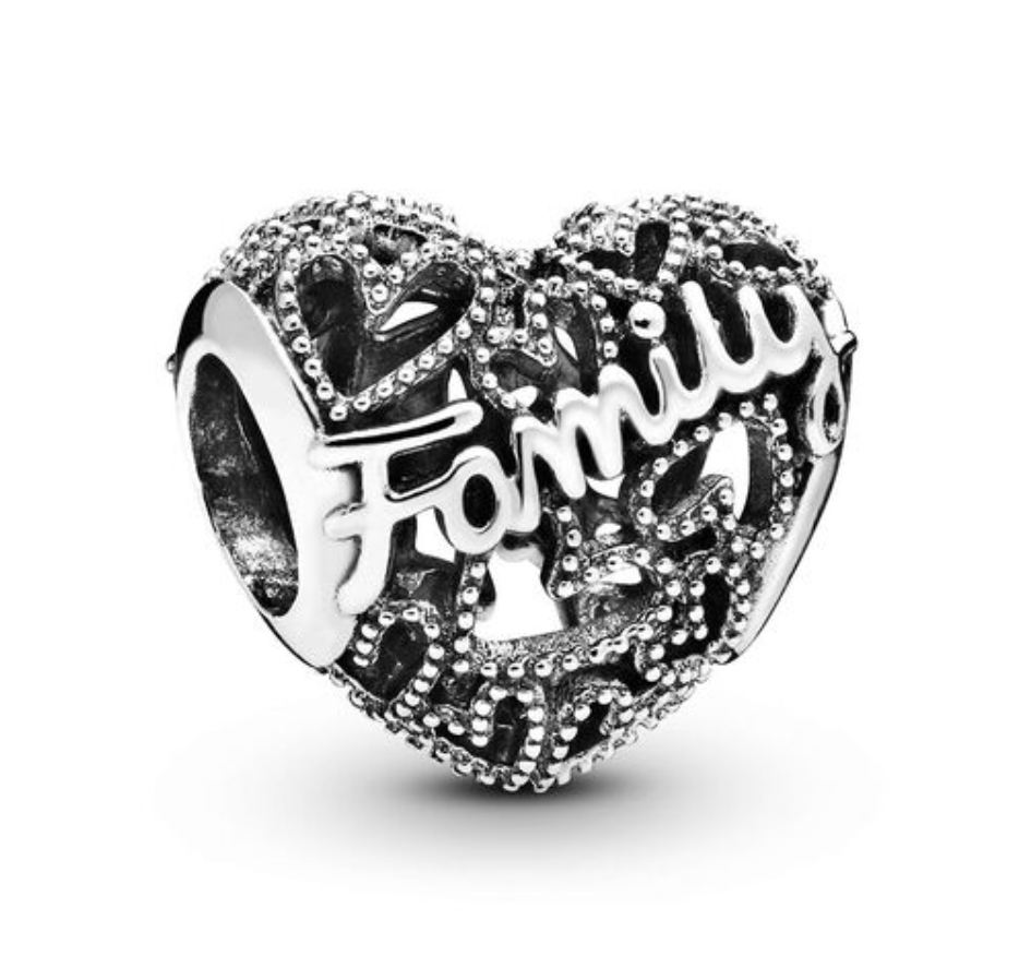 Family Heart Pandora Charm