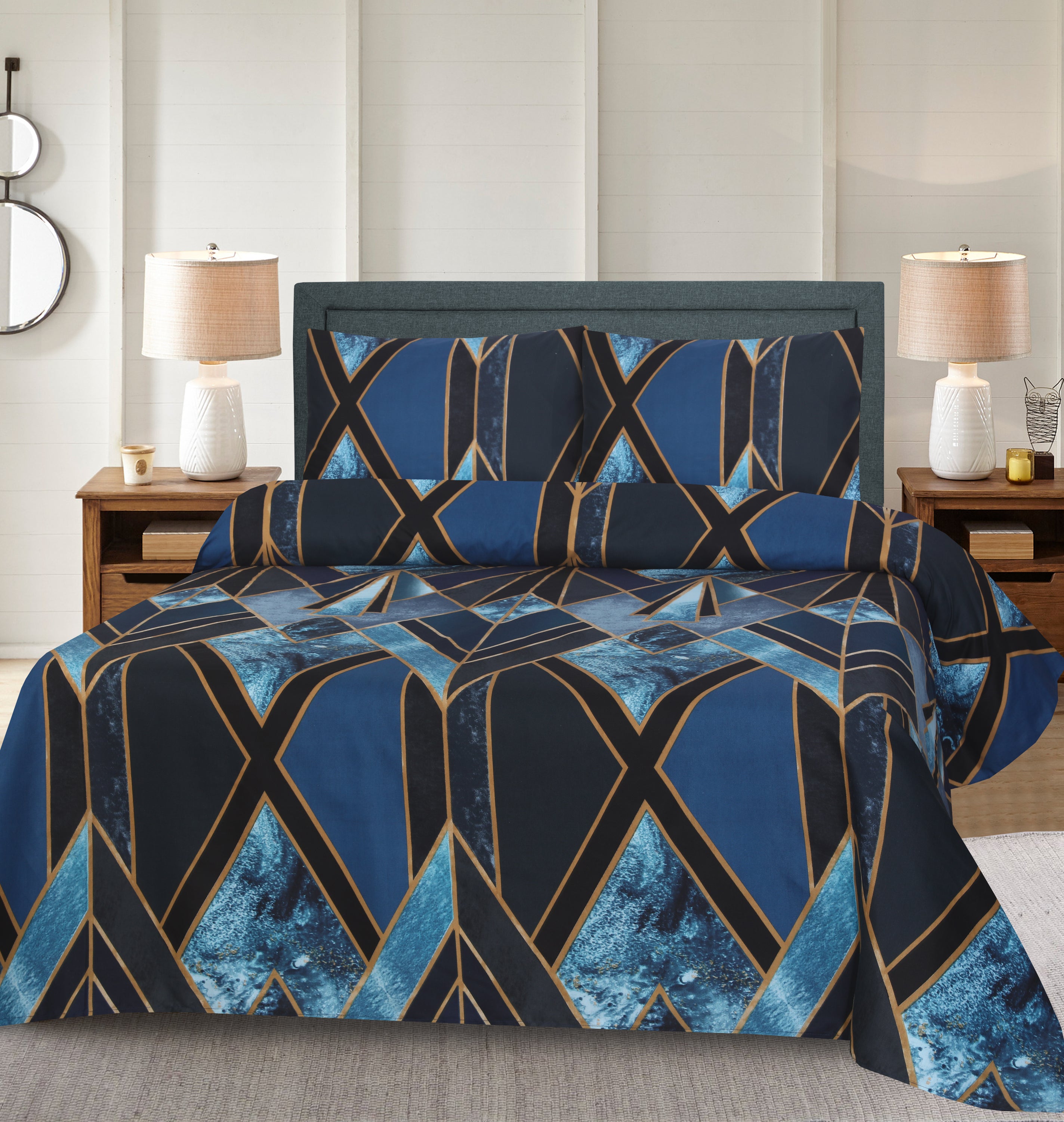 Ocean Wave-Bed Sheet Set