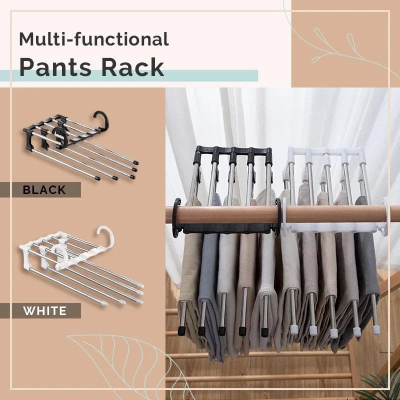 (Mother's Day Sale-Special Offer Now) Multi-functional Pants Rack (BUY 5 GET Extra 30% OFF)