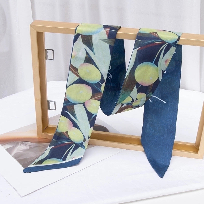 Women's Casual Minimalist Printing Plaid Flower Polyester Hair Band