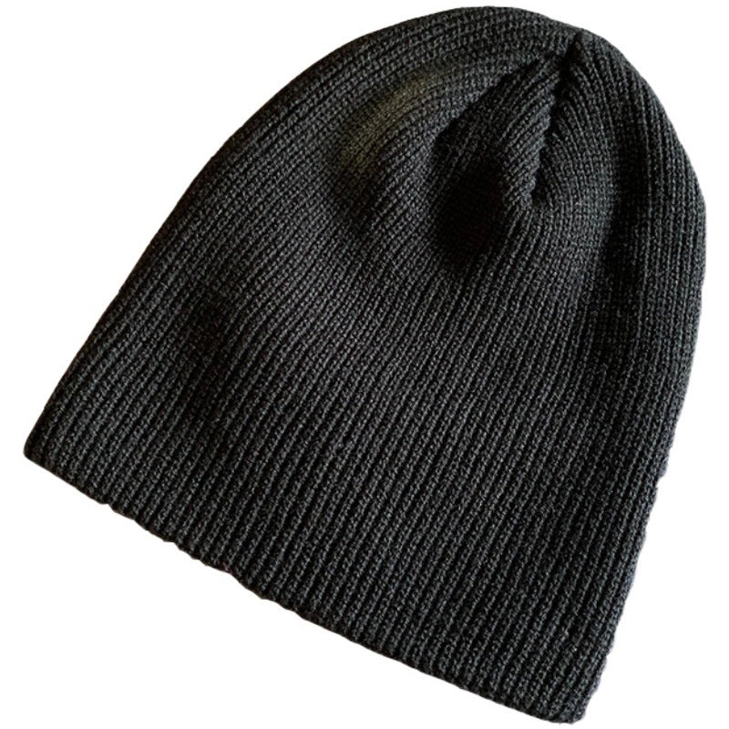 Unisex Basic Solid Color Eaveless Wool Cap