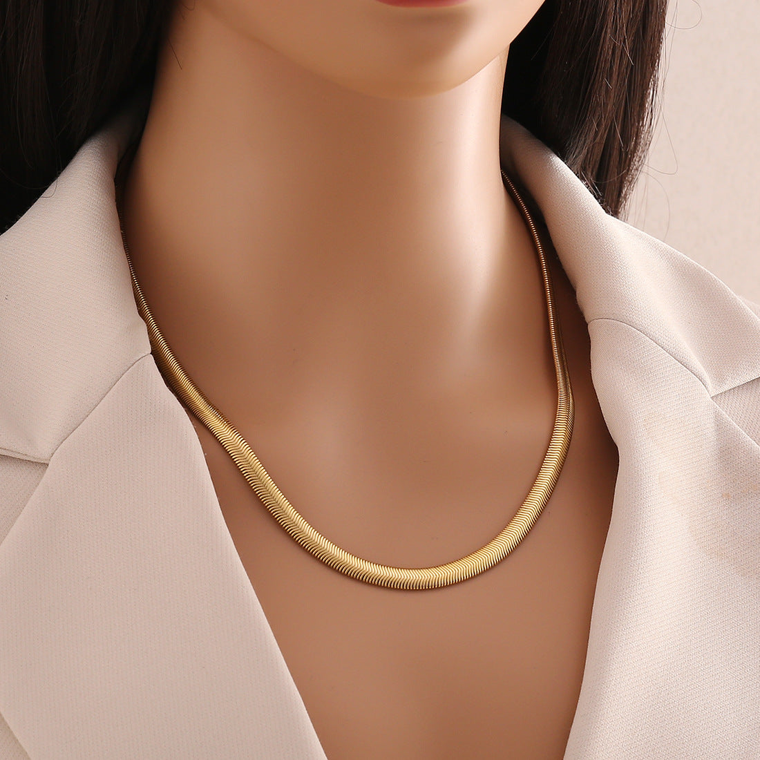 Expressive Heart Stainless Steel Electroplating Necklaces