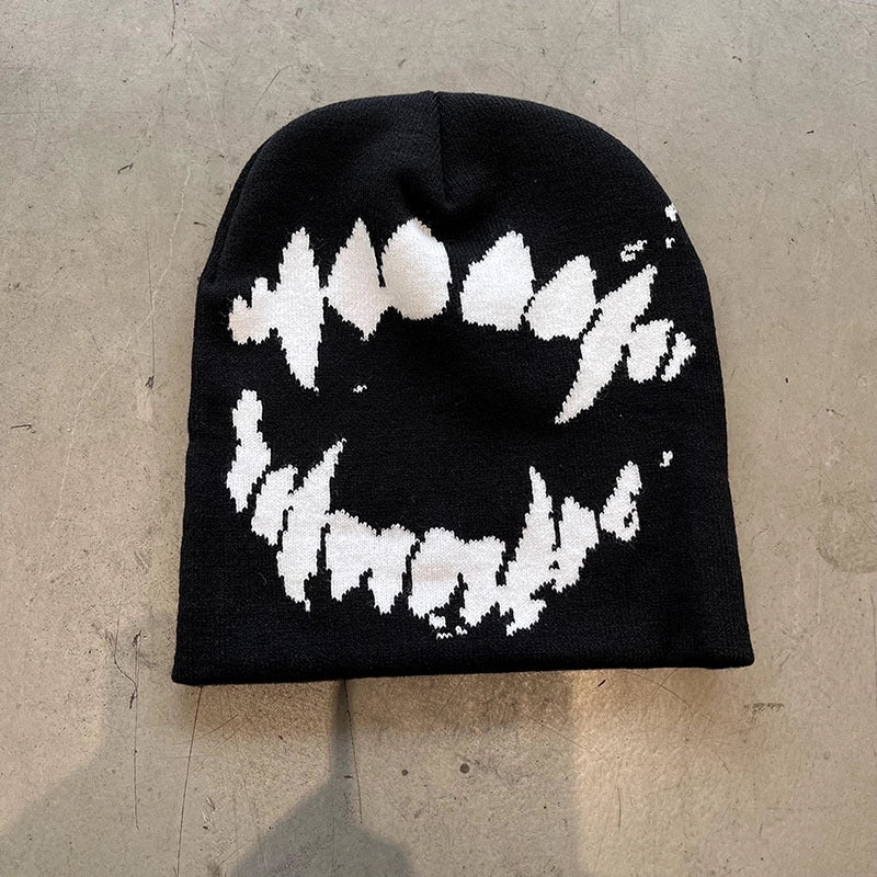 Unisex Hip-Hop Minimalist Color Block Eaveless Wool Cap